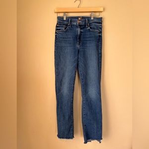 MOTHER Jeans-The insider crop step fray Size 27